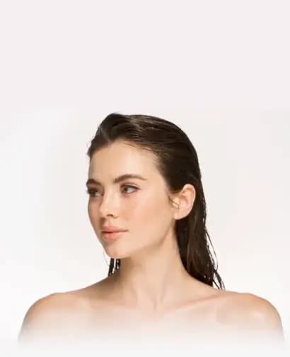 A face mapped by Smart Beauty's skin analysis