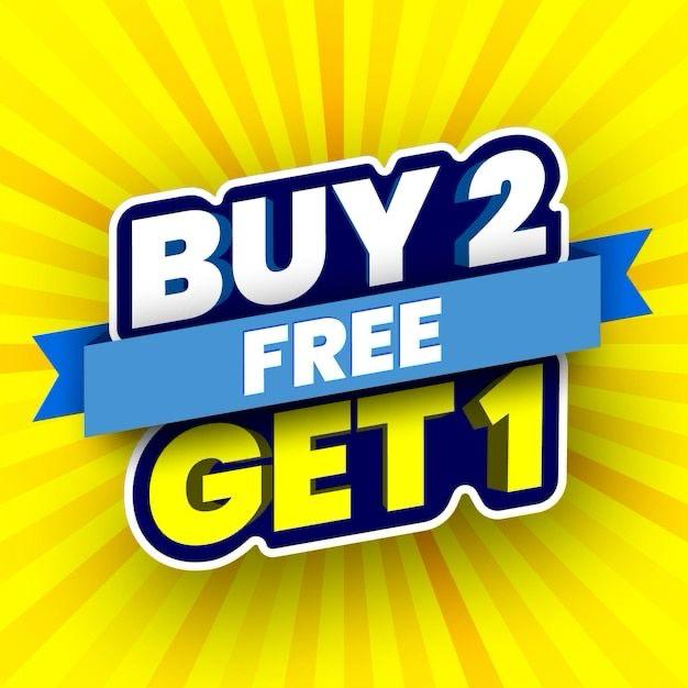 Buy 2 Get 1