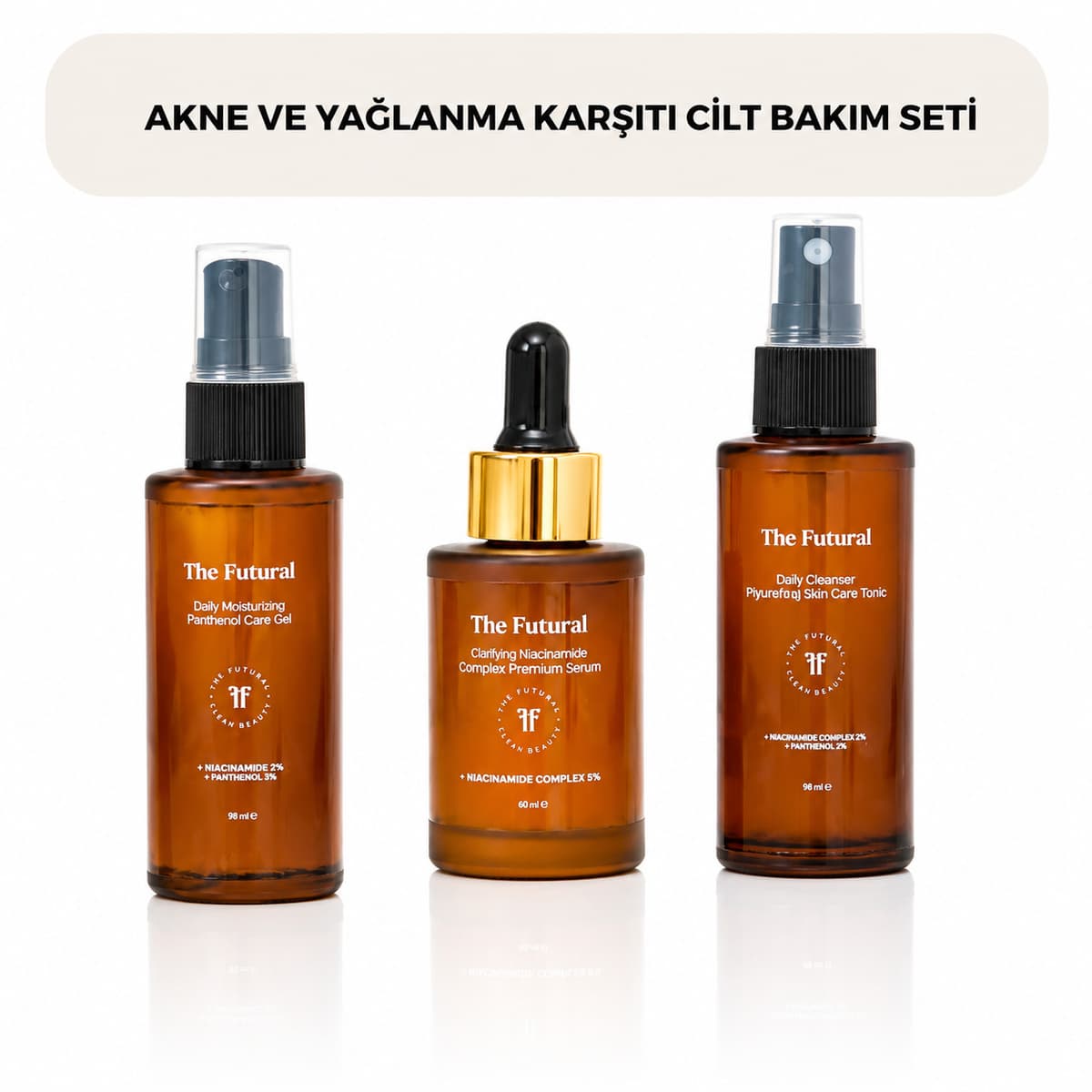 Akne ve Yağlanma karşıtı Cilt Bakım Seti