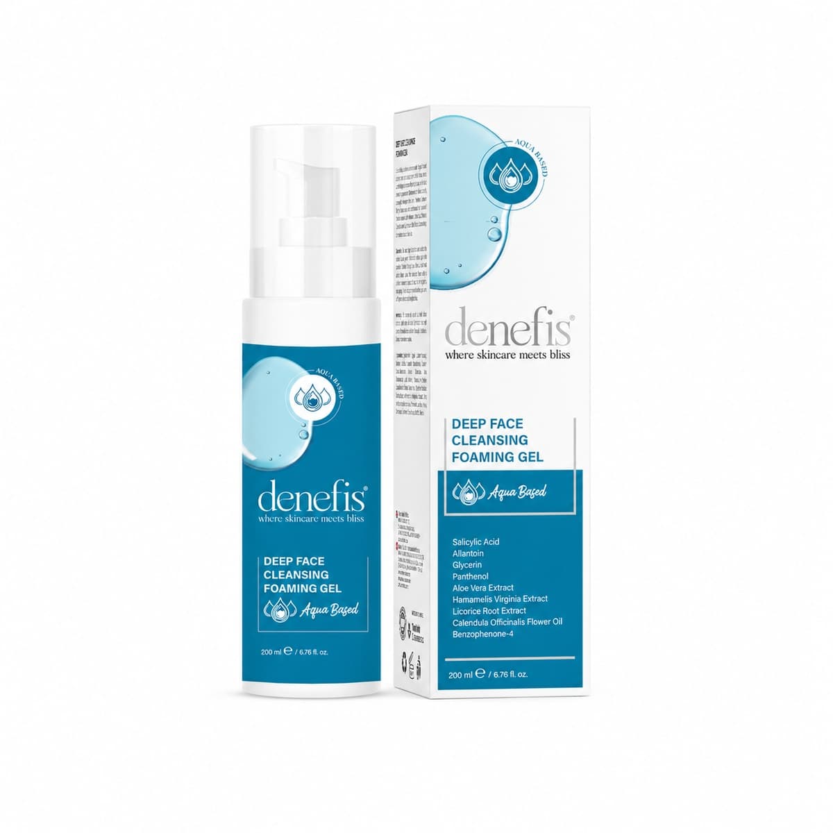 Denefis Deep Face Cleansing Foaming Gel