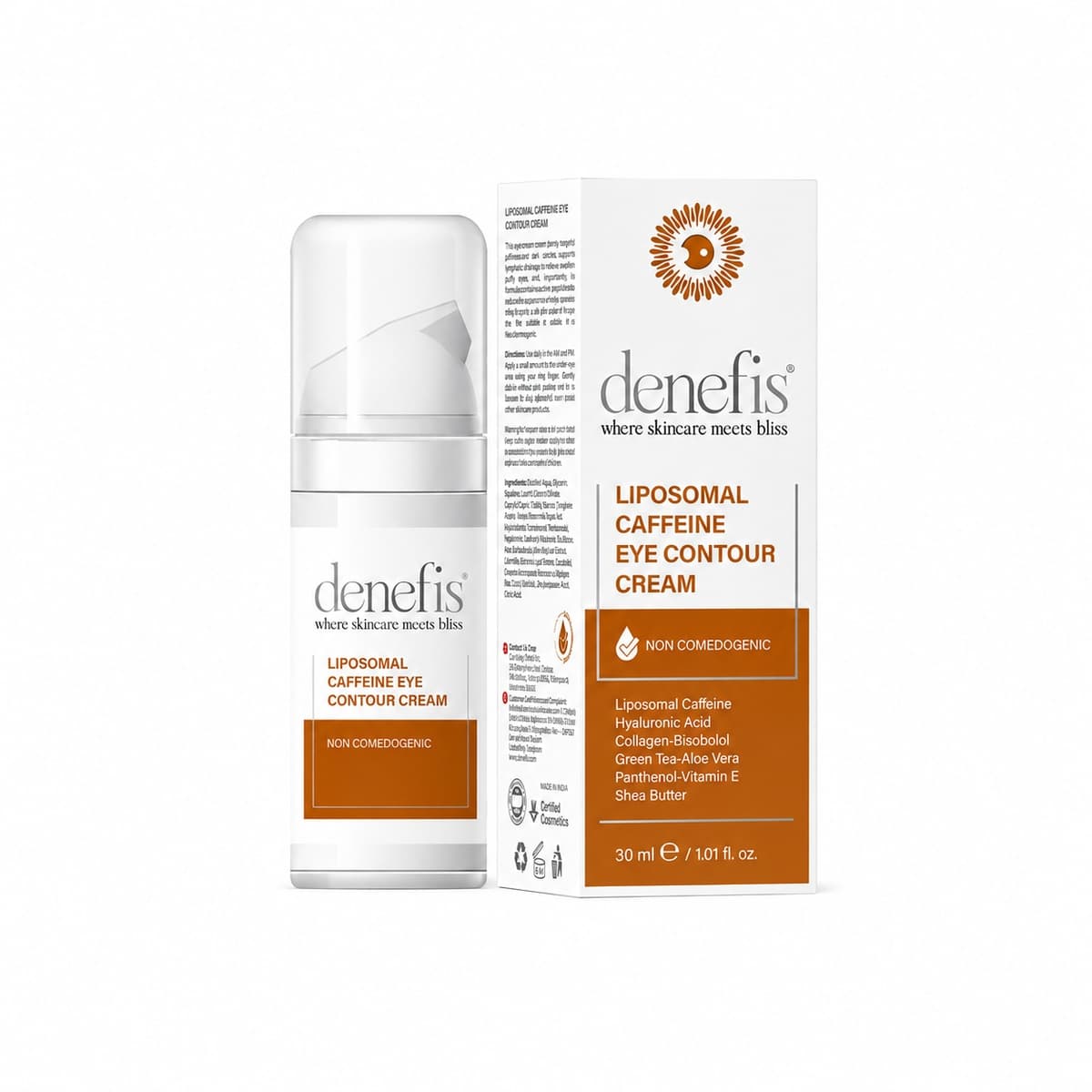 Denefis Liposomal Caffeine Eye Contour Cream - Image 1