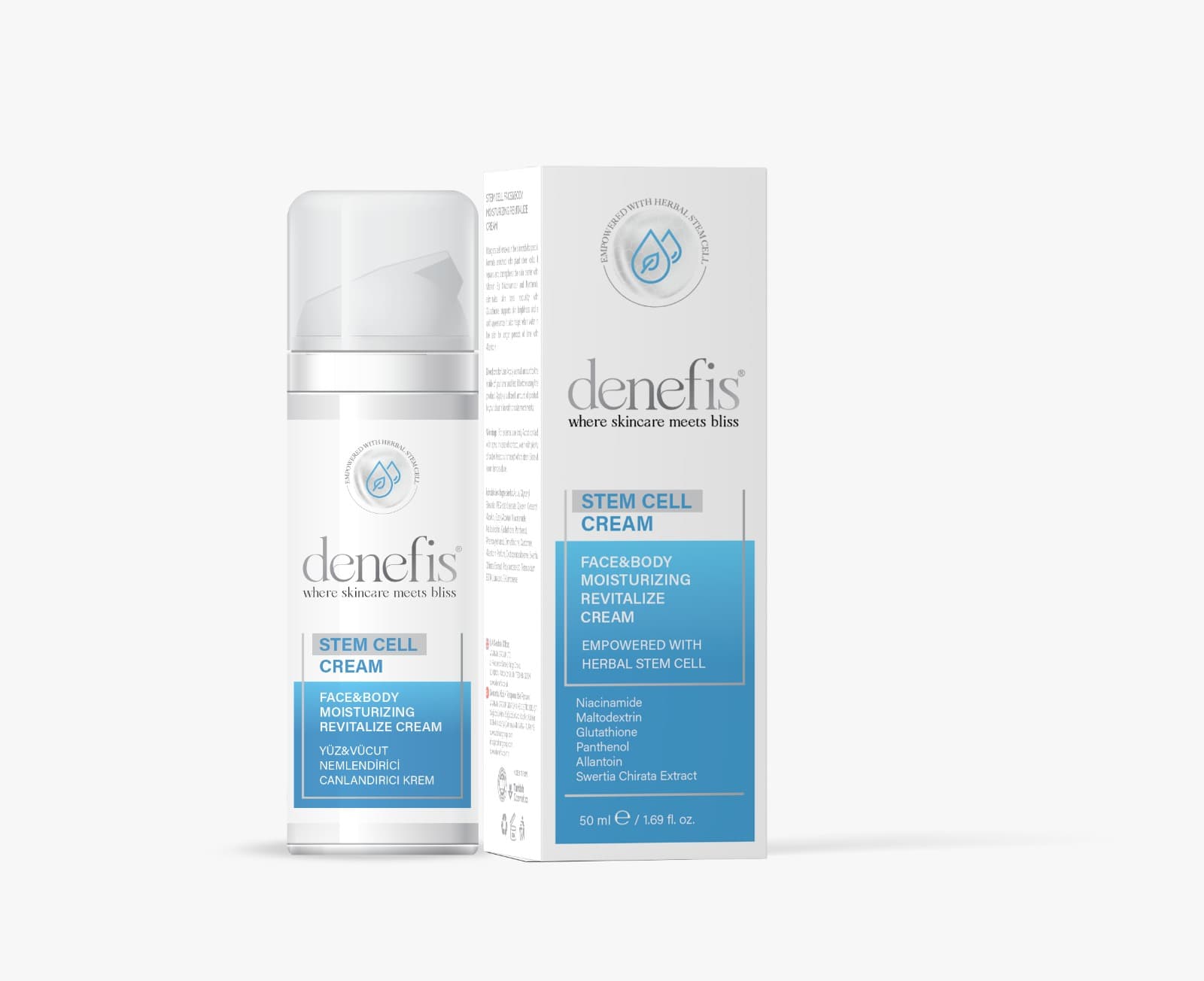Denefis Stem Cell Face&Body Moisturizing Revitalize Cream