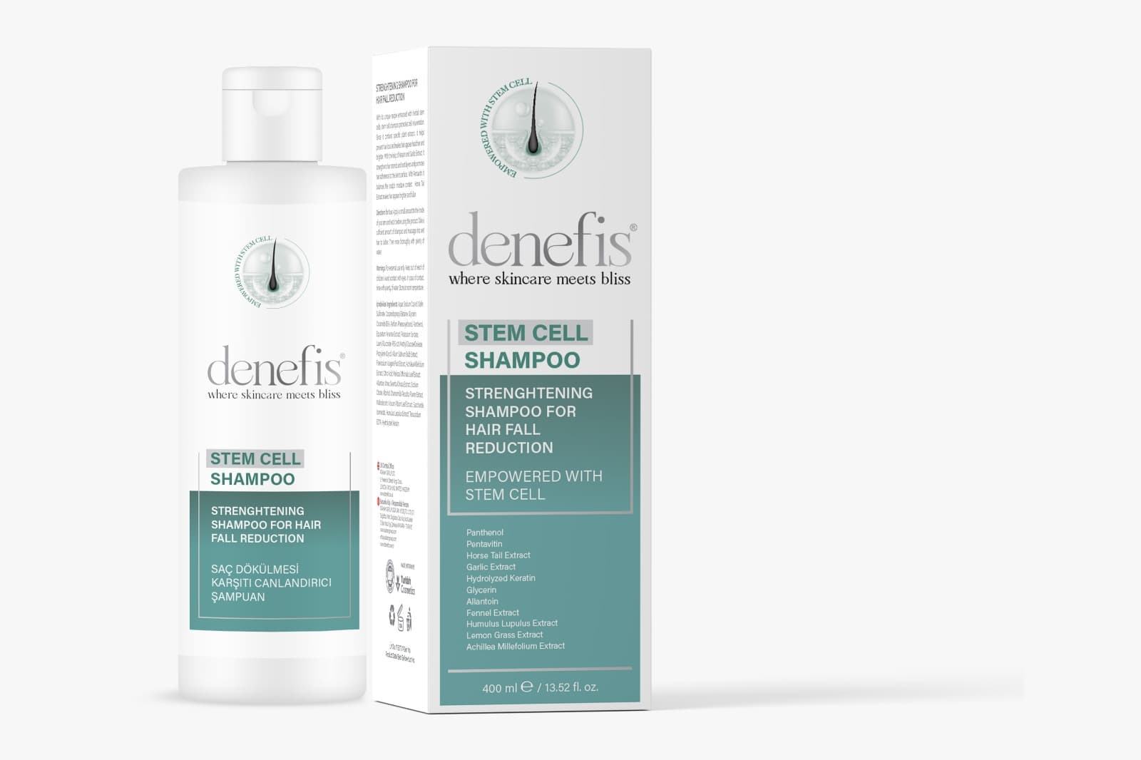 Denefis Stem Cell Strengthening Shampoo For Hair Fall Reduction