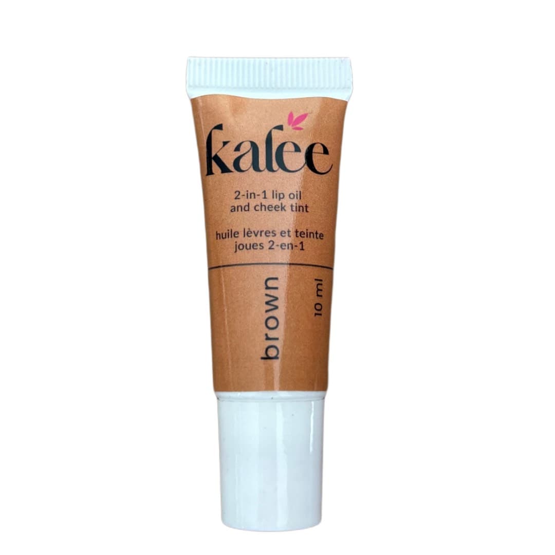 Kalee Beauty 2-In-1 Lip Oil & Cheek Tint - Brown